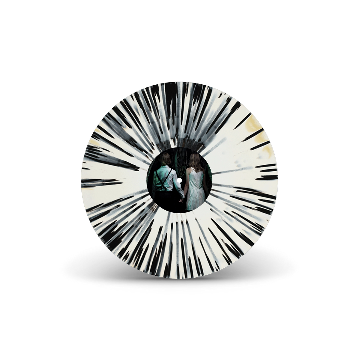 Selfish Machines Gold & Bone with Black Splatter LP