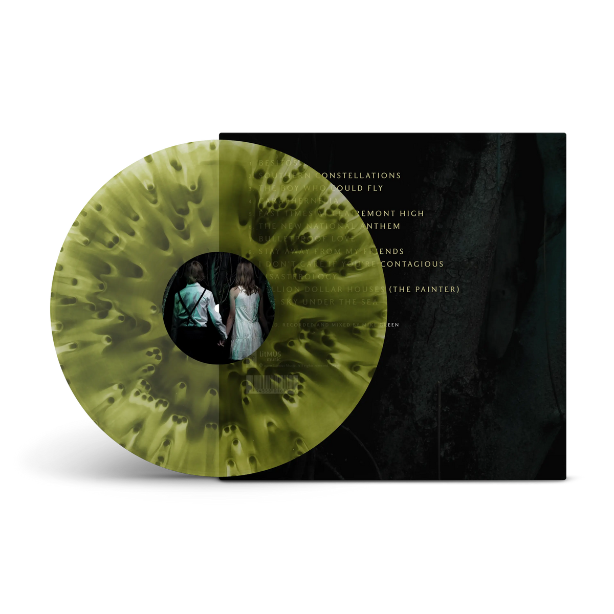 Selfish Machines Transparent & Swamp Green Cloudy LP