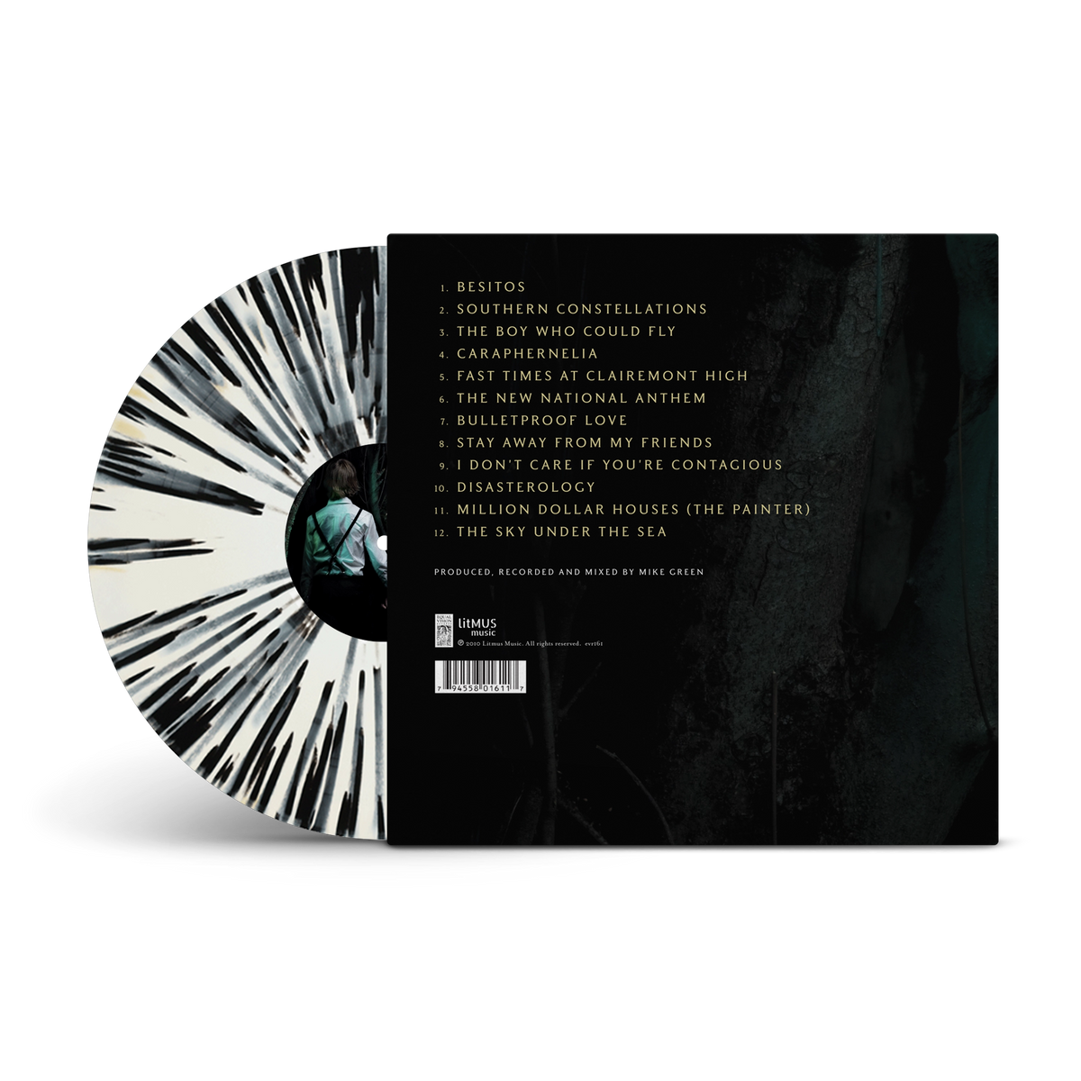 Selfish Machines Gold & Bone with Black Splatter LP