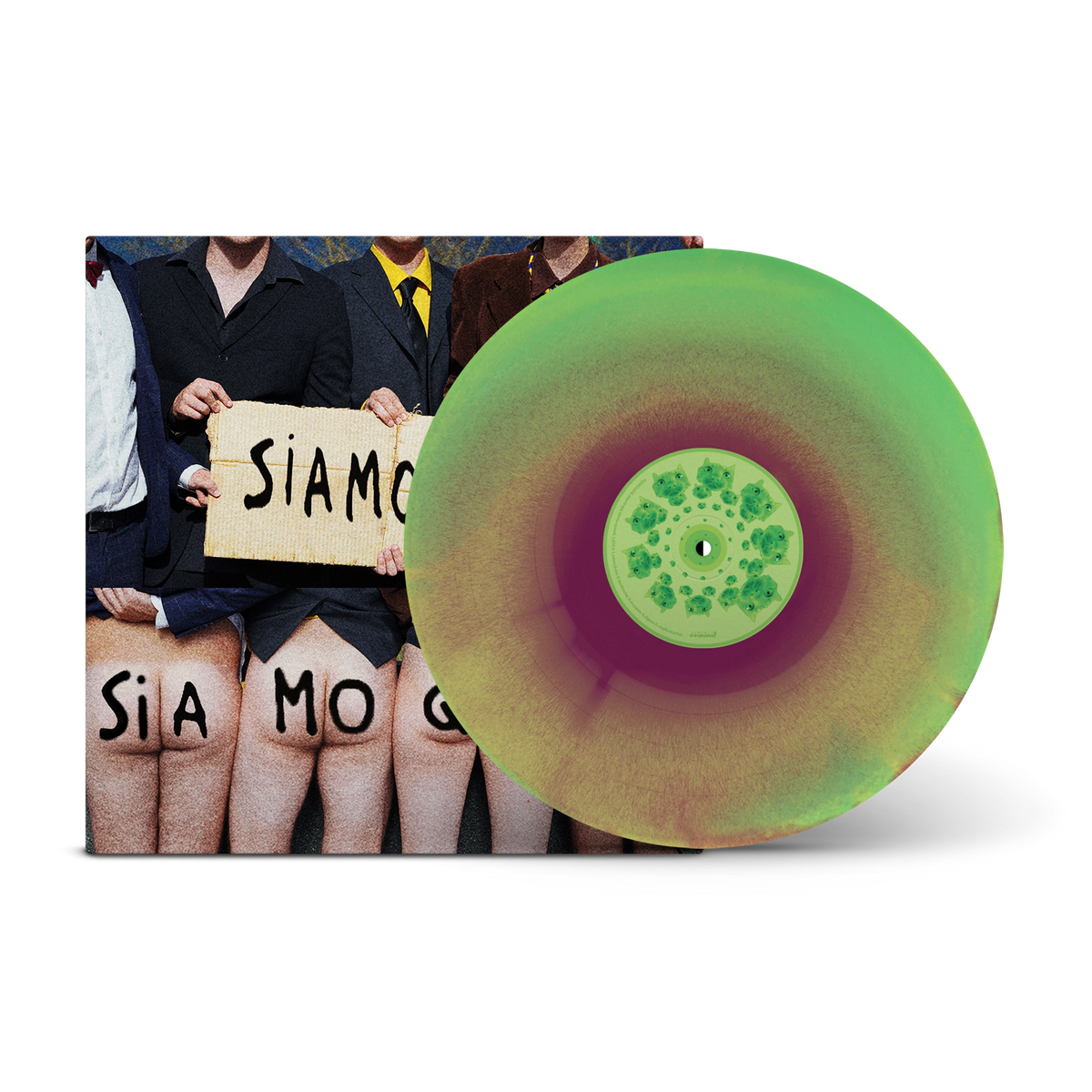 Siamo Qui Siamo Questi Vinile Verde, Giallo & Viola Tri-Color A/B Side