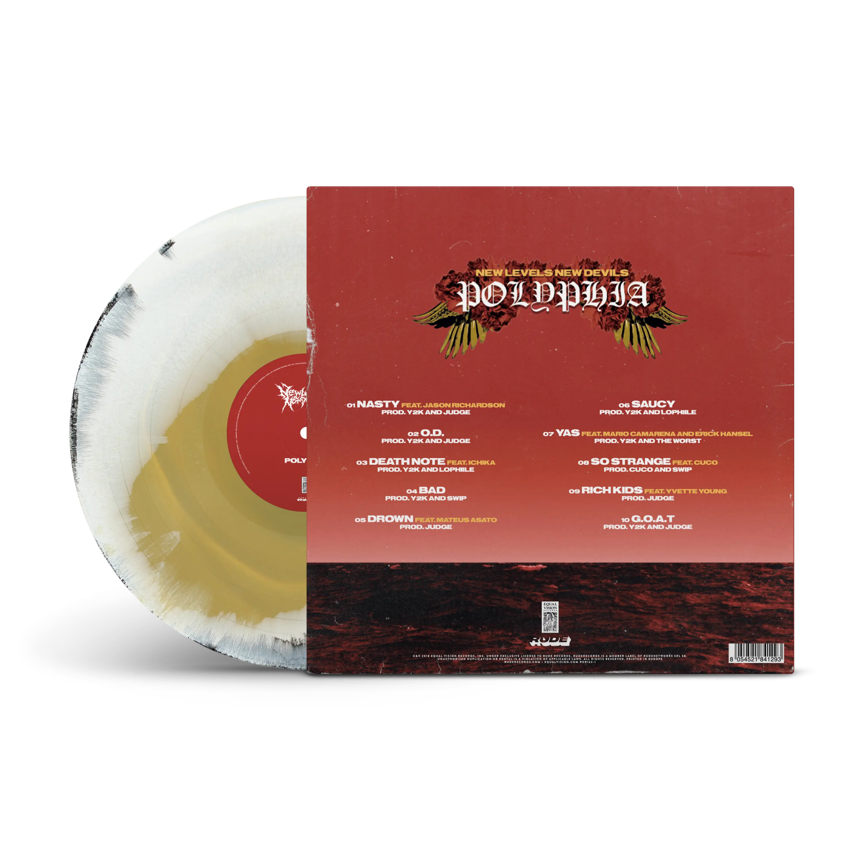 New Levels New Devils Black, White & Gold Tricolor A/B Side LP