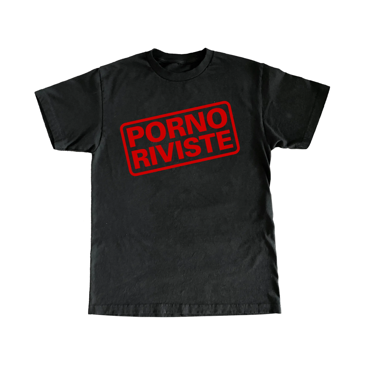 Porno Riviste Box Logo T-Shirt Nera