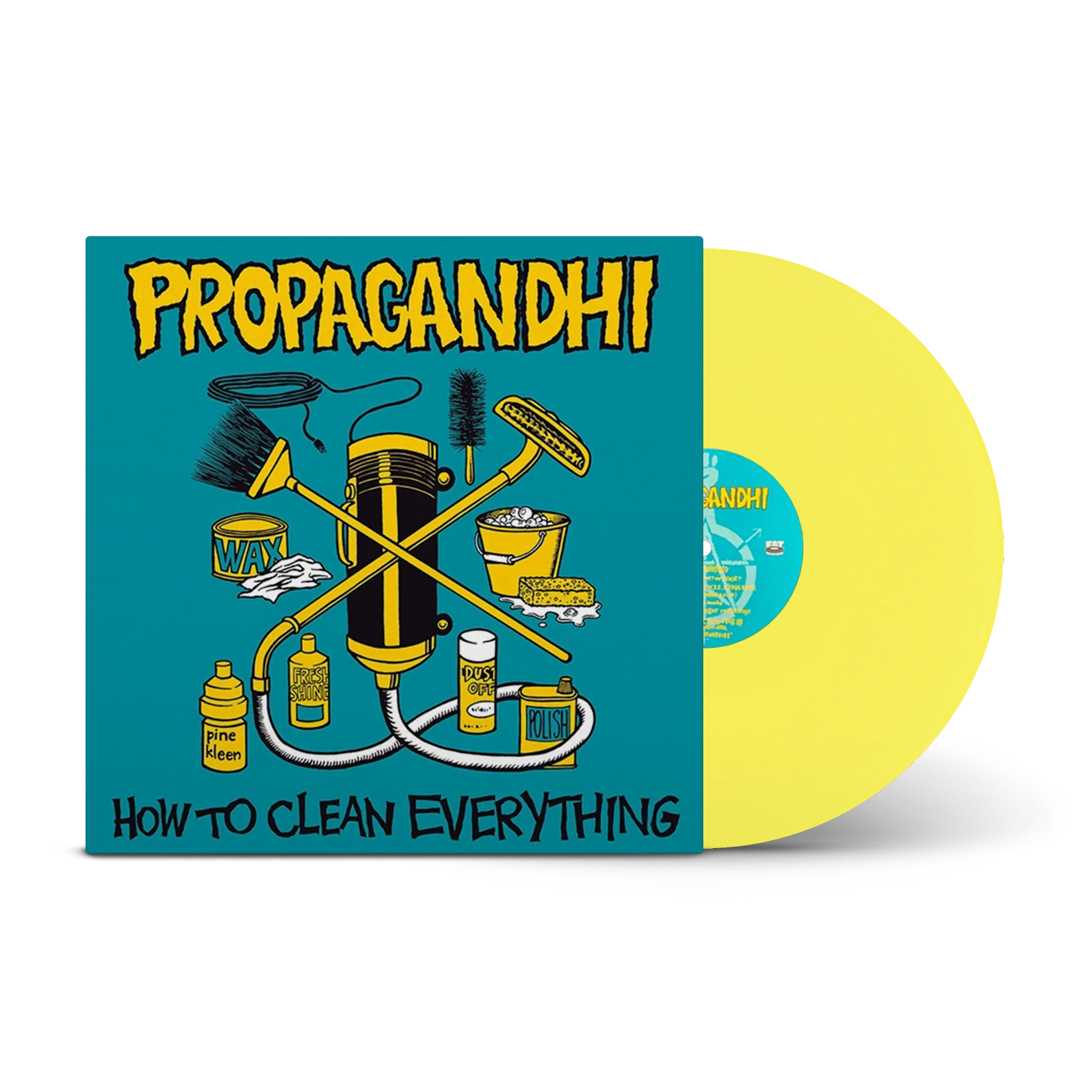 How To Clean Everything Transparent Yellow LP – Rude Records Shop