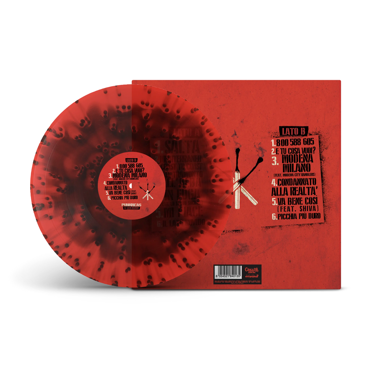 Il Lato Ruvido (Vinile Splatter Rosso Trasparente & Nero)
