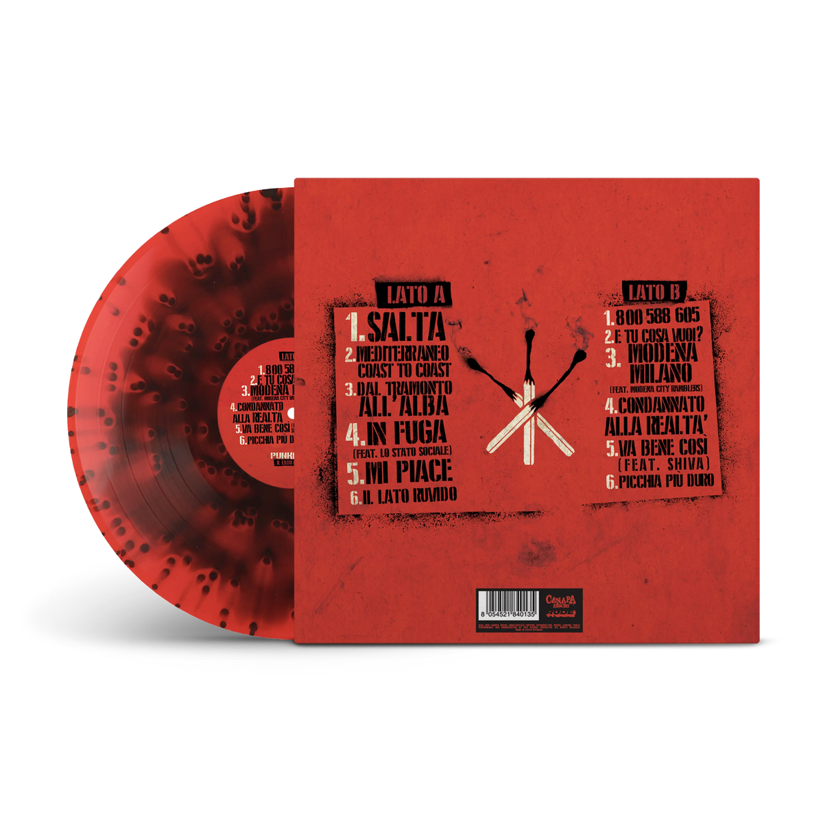Il Lato Ruvido (Vinile Splatter Rosso Trasparente & Nero)