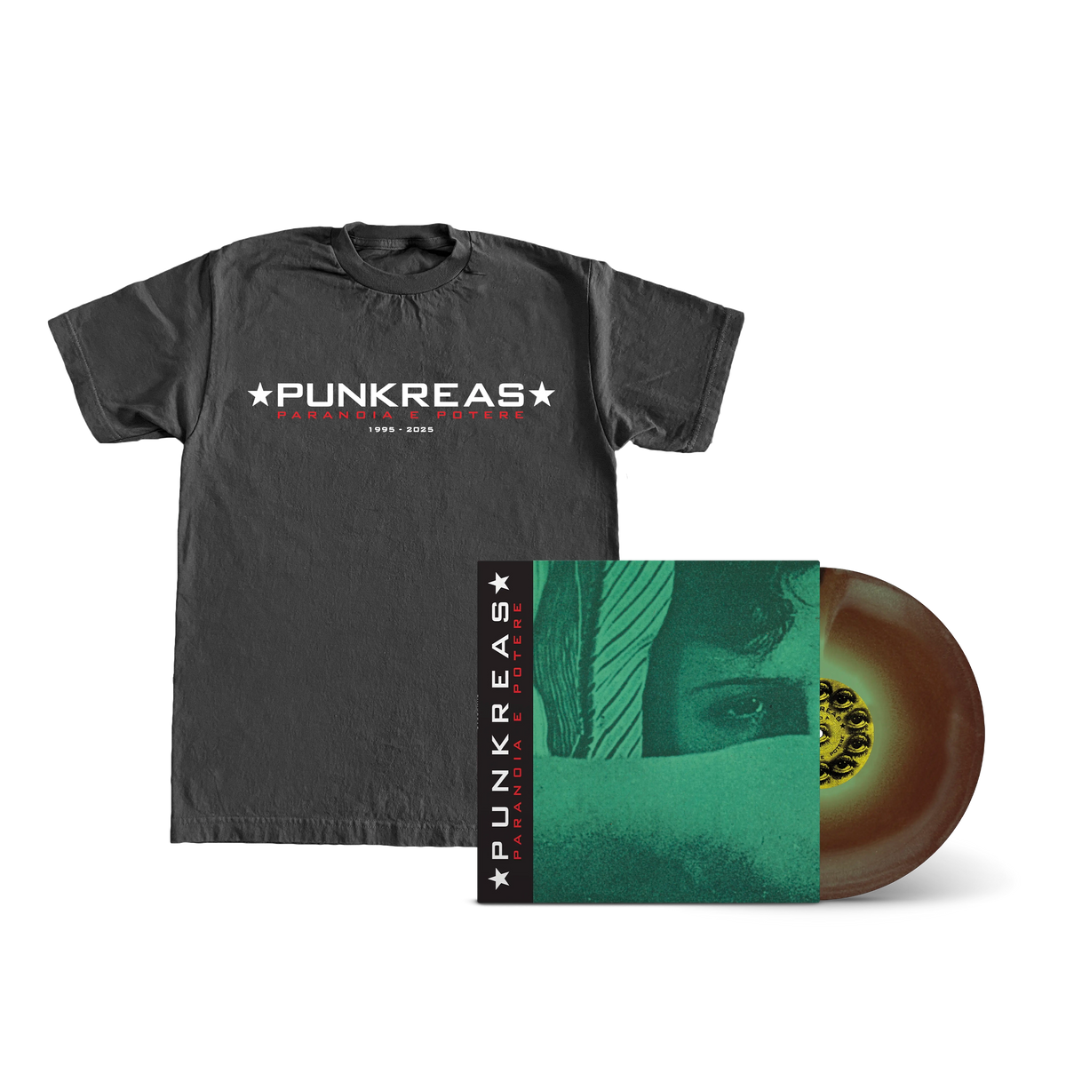 Paranoia e Potere Vinile + T-Shirt Bundle