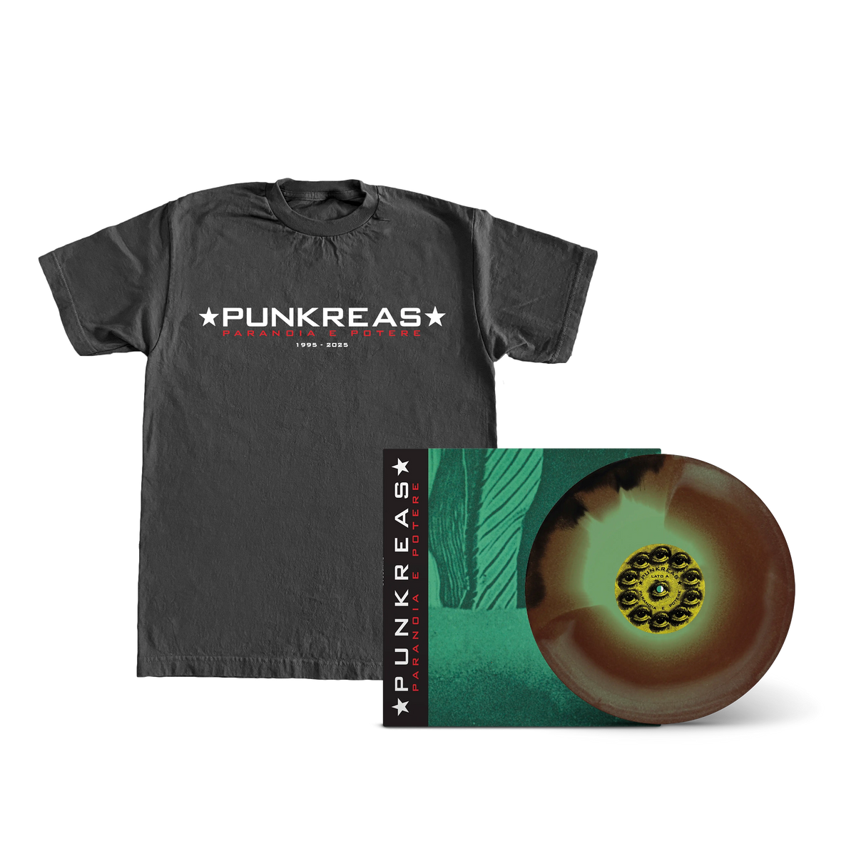 Paranoia e Potere Vinile + T-Shirt Bundle