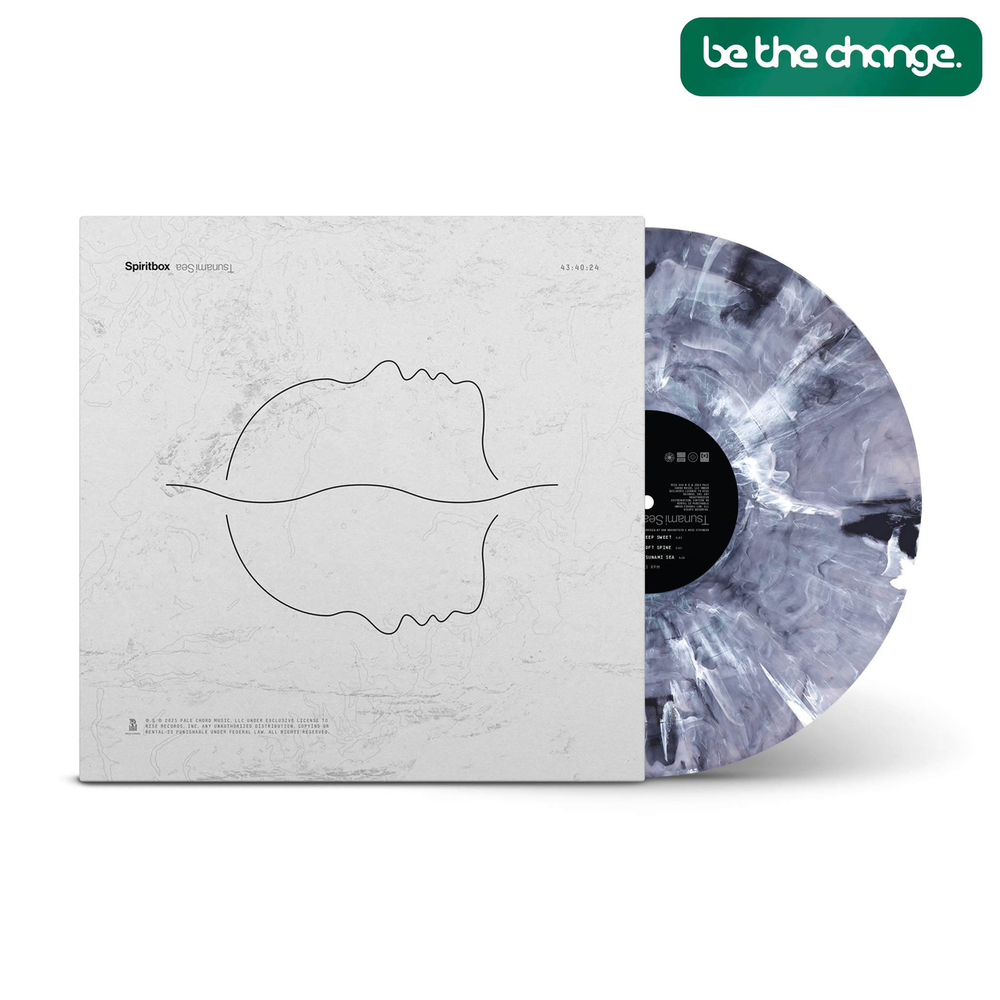 Tsunami Sea Bleach Marble with Alternate Artwork LP – Rude Records
