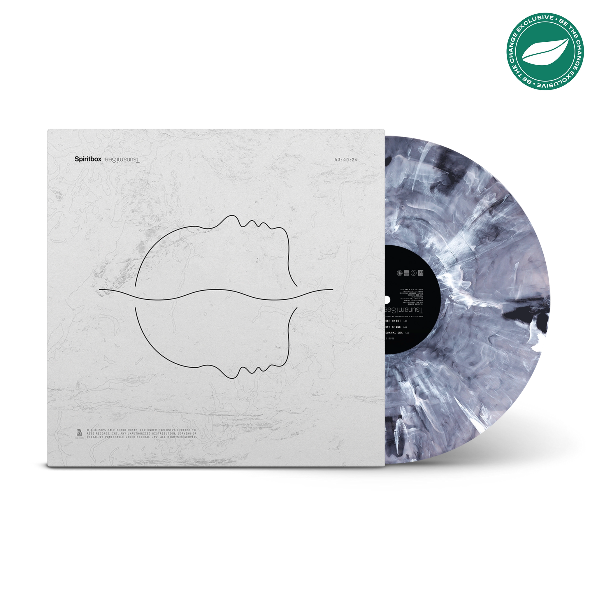 Tsunami Sea Bleach Marble with Alternate Artwork LP – Rude Records