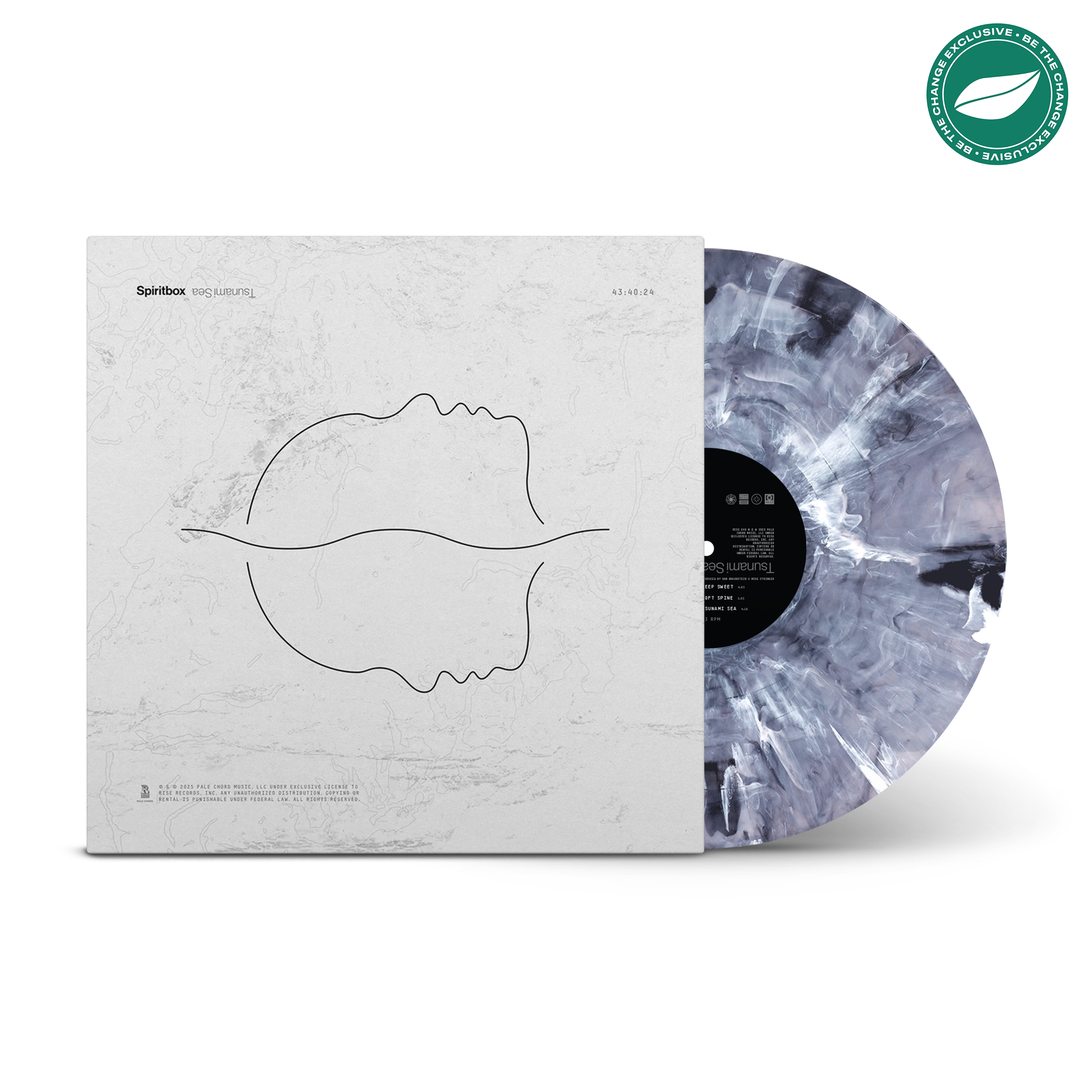 Tsunami Sea Bleach Marble with Alternate Artwork LP – Rude Records