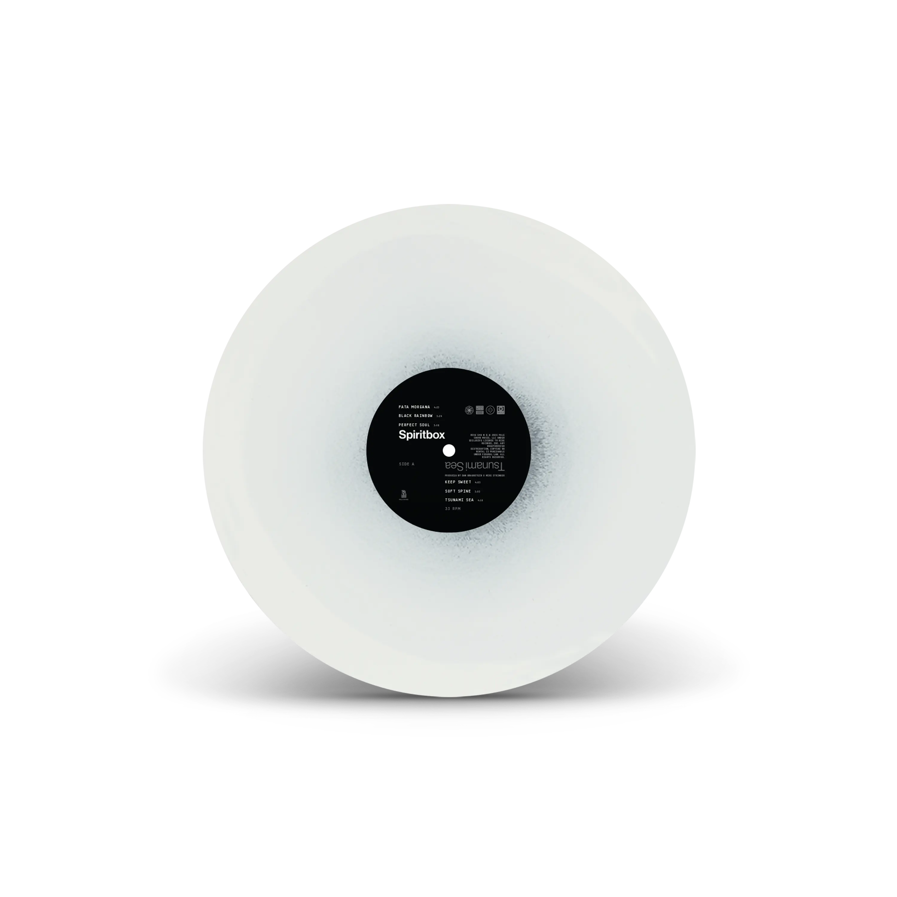 Tsunami Sea Black & Solid White Color in Color with