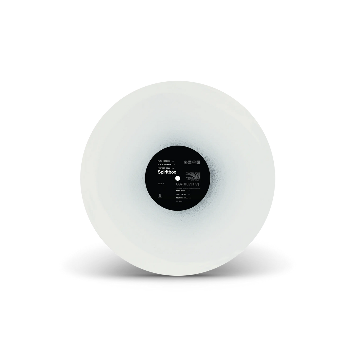 Tsunami Sea Black & Solid White Color in Color with Alternate Artwork LP