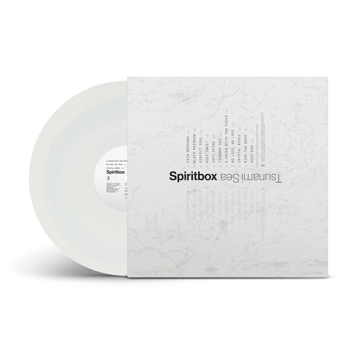 Tsunami Sea Black & Solid White Color in Color with Alternate Artwork LP