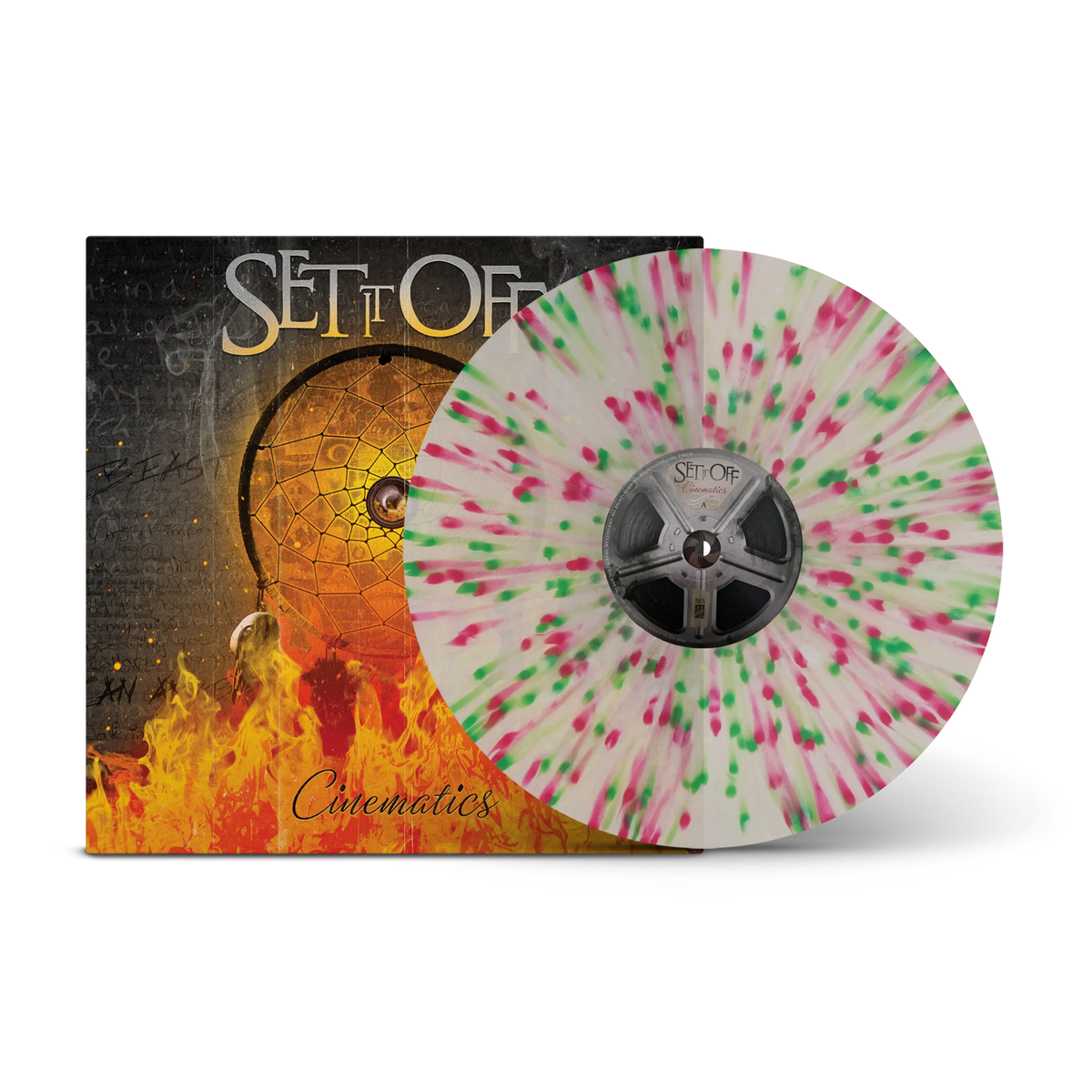 Cinematics Clear with Red & Green Splatter LP