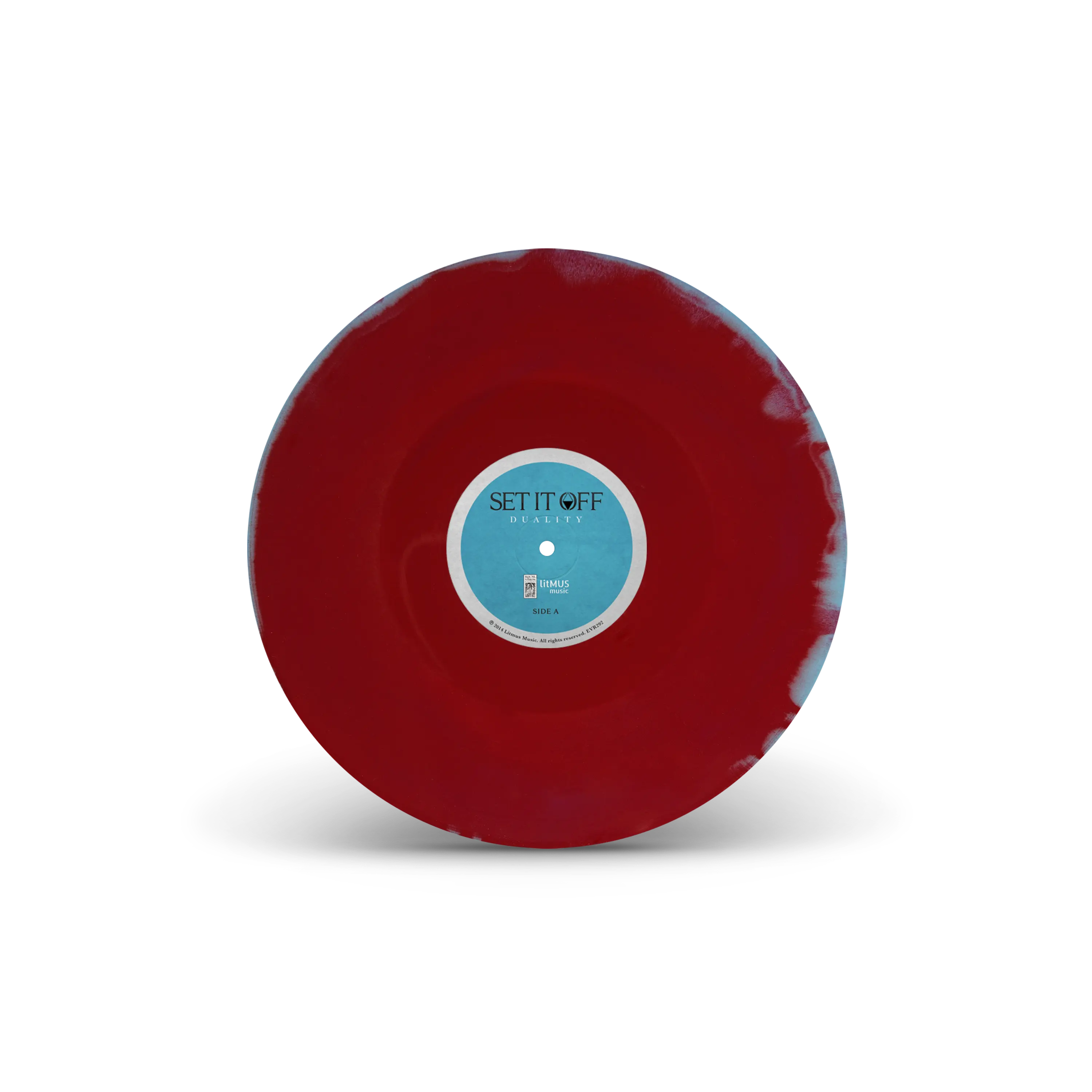 Duality Oxblood & Light Blue A/B Side LP – Rude Records Shop