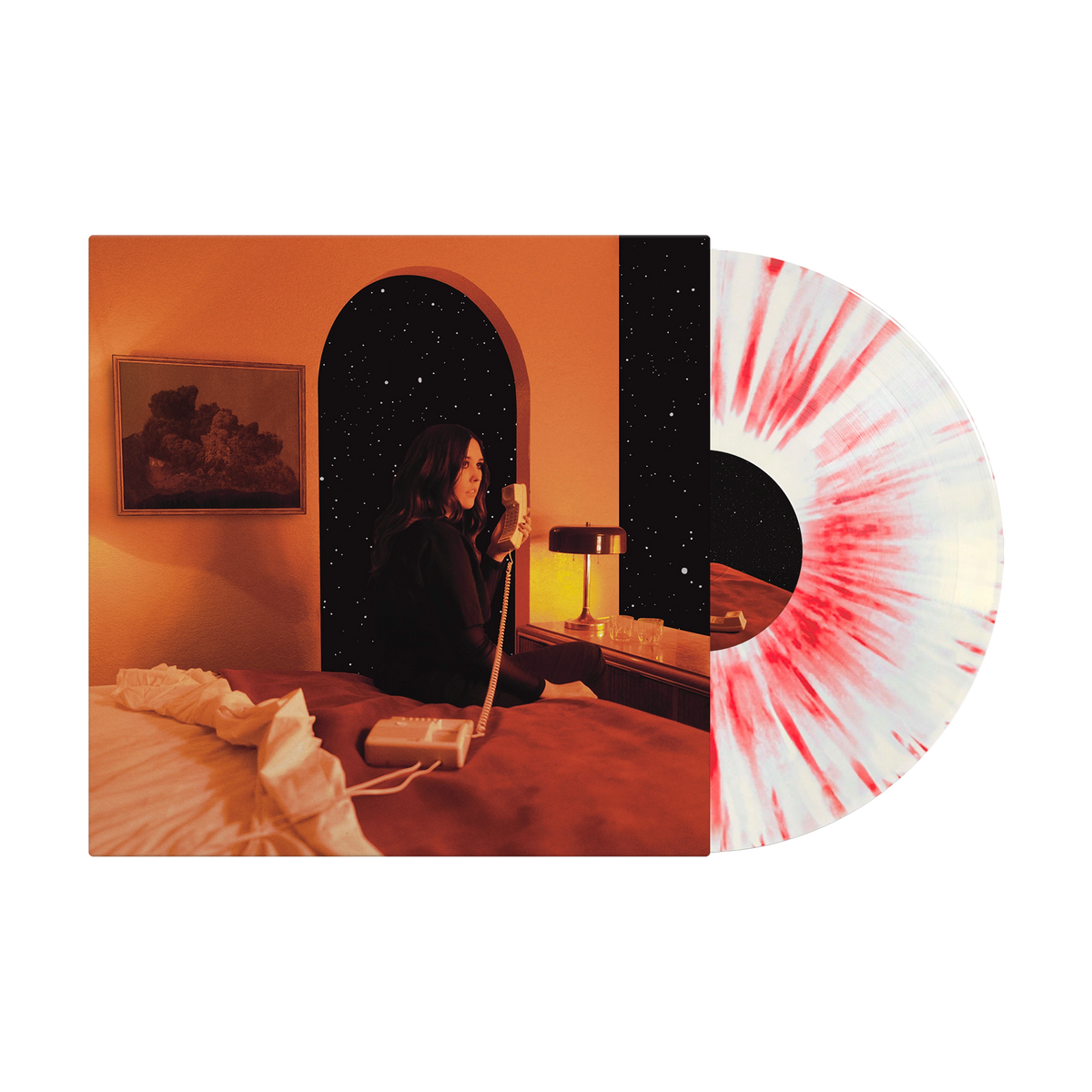 maybe i will see you at the end of the world White w/ Red Splatter LP
