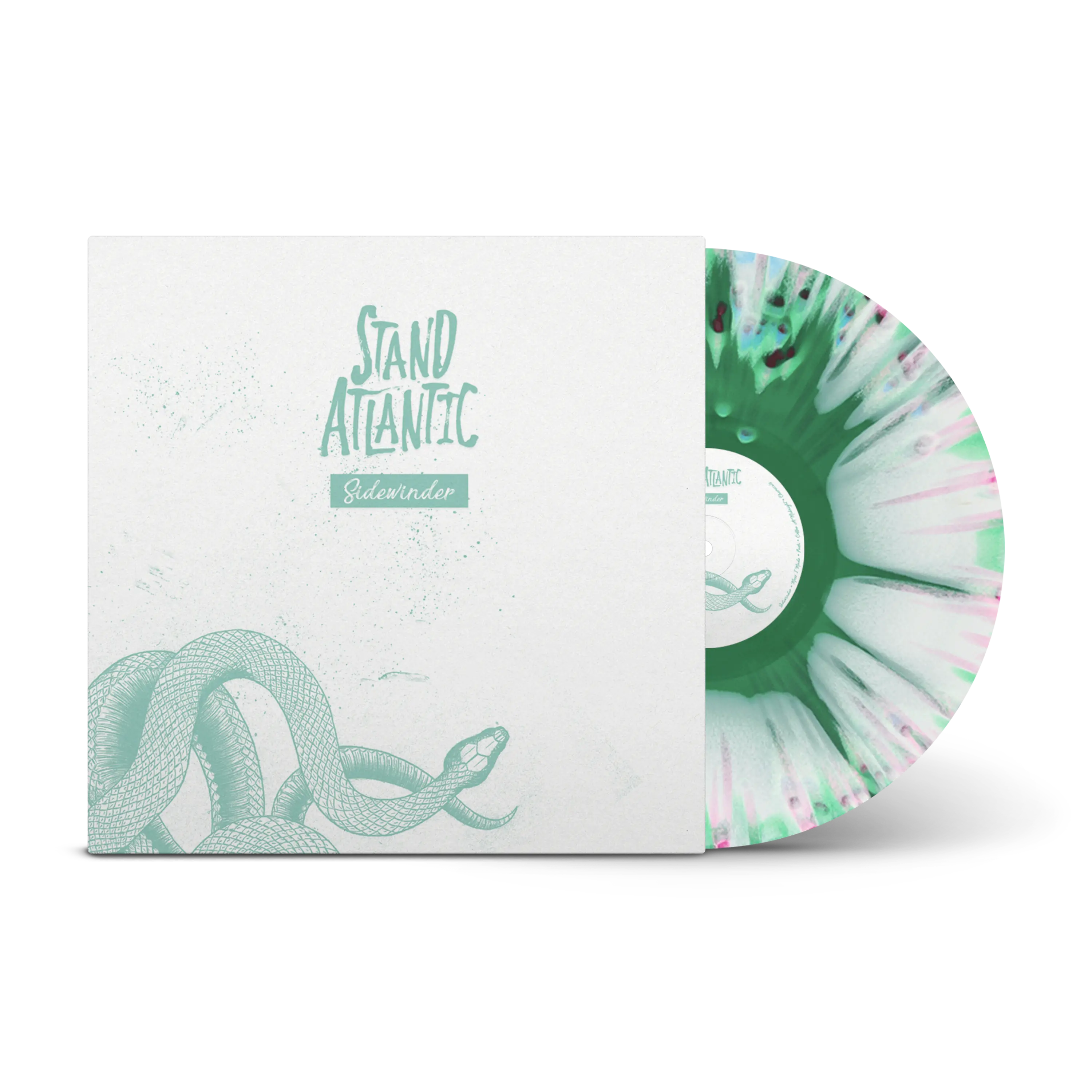 Sidewinder Tri-Coloured Green, Blue, White w/ Etched B Side LP