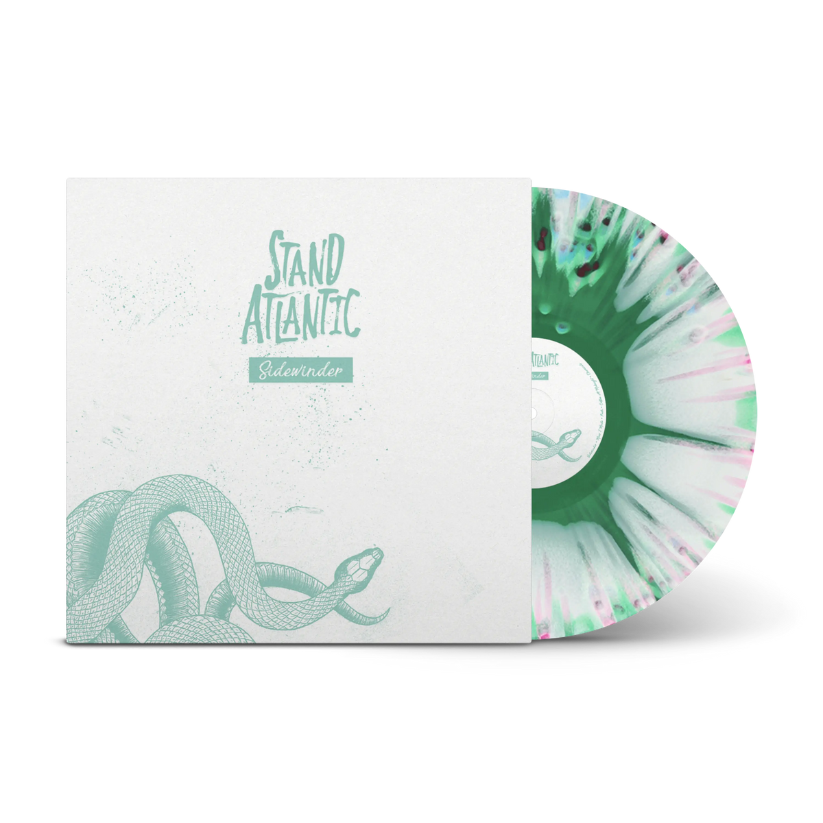 Sidewinder Tri-Coloured Green, Blue, White w/ Etched B Side LP
