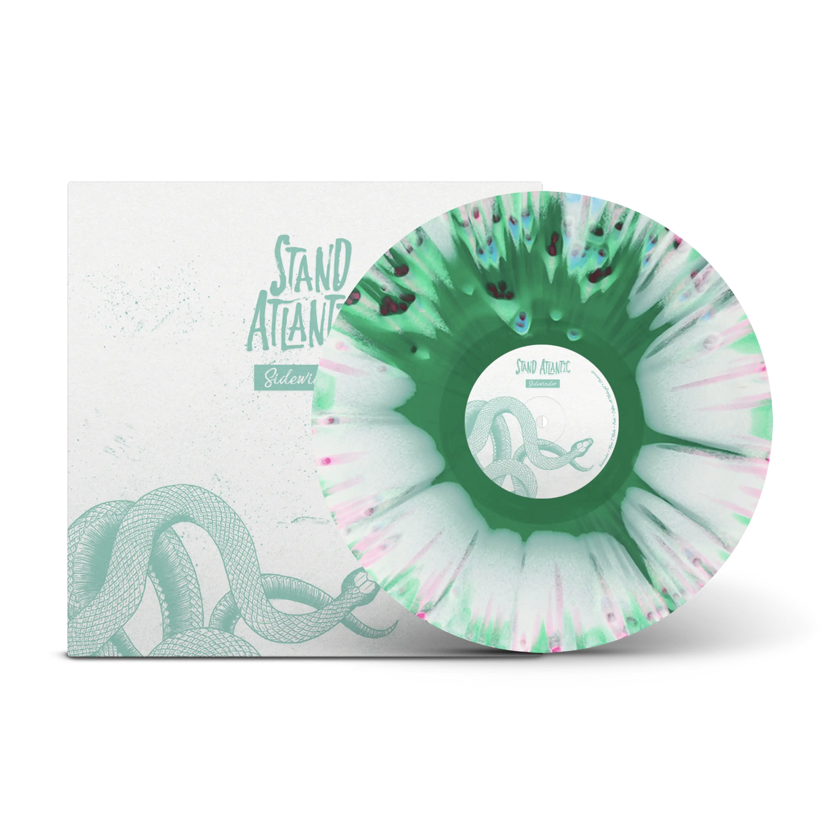 Sidewinder Tri-Coloured Green, Blue, White w/ Etched B Side LP