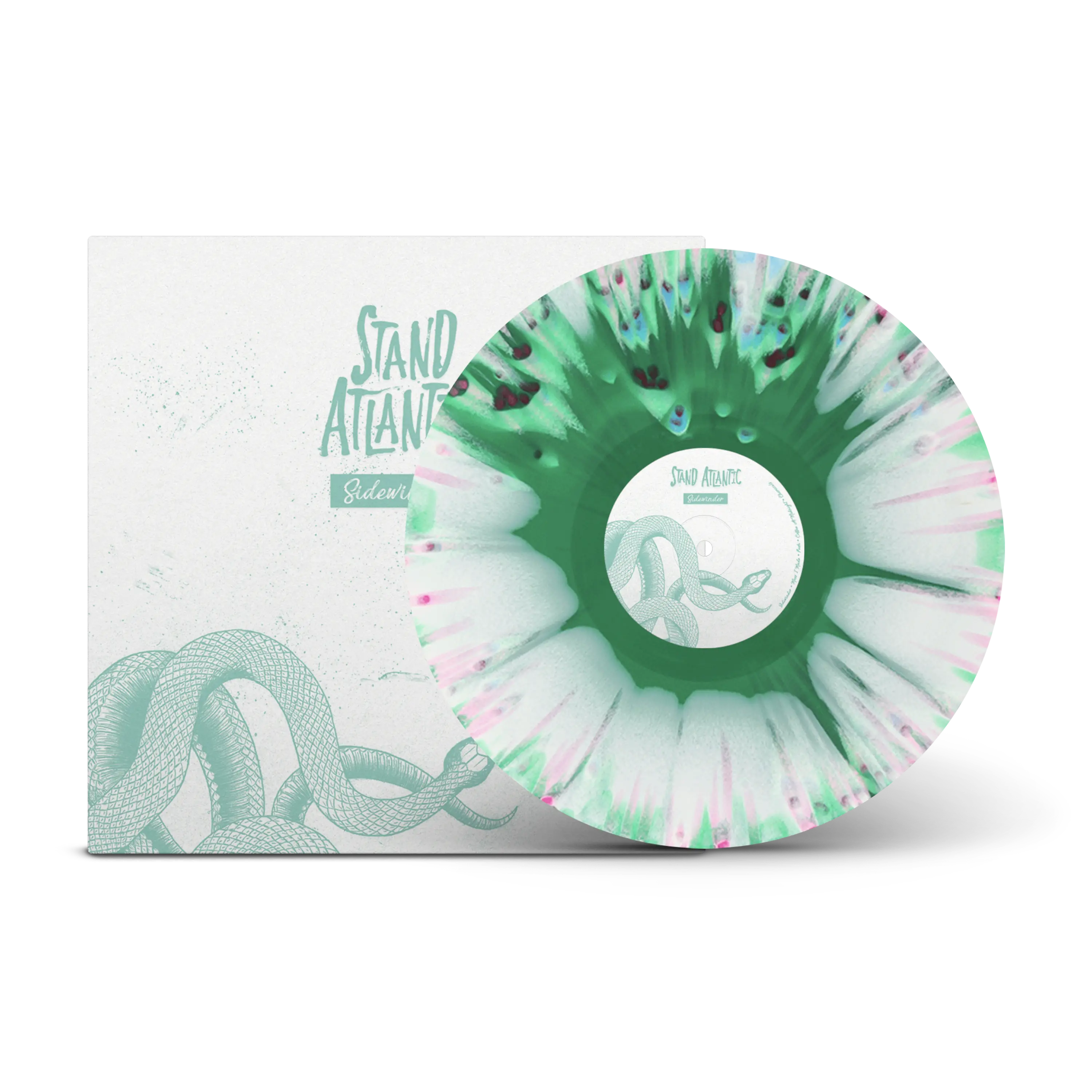 Sidewinder Tri-Coloured Green, Blue, White w/ Etched B Side LP