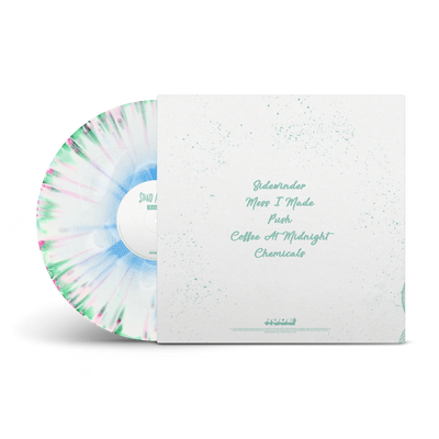 Sidewinder Tri-Coloured Green, Blue, White w/ Etched B Side LP