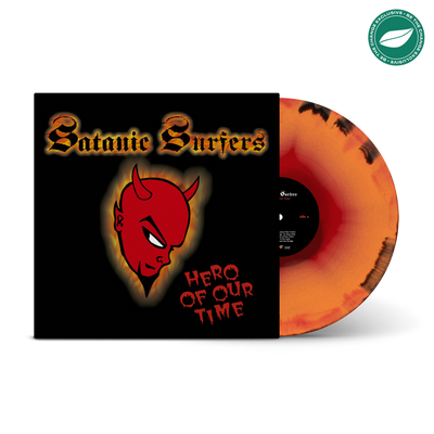 Hero Of Our Time Black, Orange & Red Tri-Coloured A/B Side LP