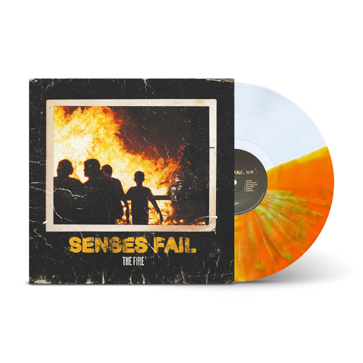 The Fire Butterfly Clear And Orange With Green Splatter LP
