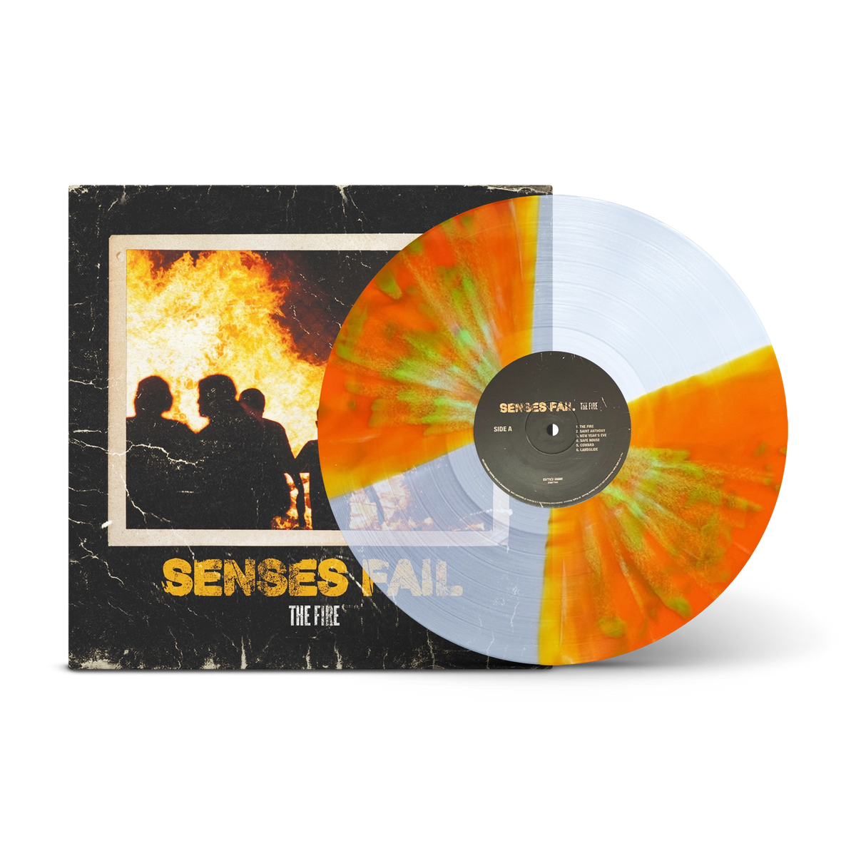 The Fire Butterfly Clear And Orange With Green Splatter LP