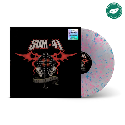 13 Voices Transparent w/ Pink & Light Blue Splatter LP