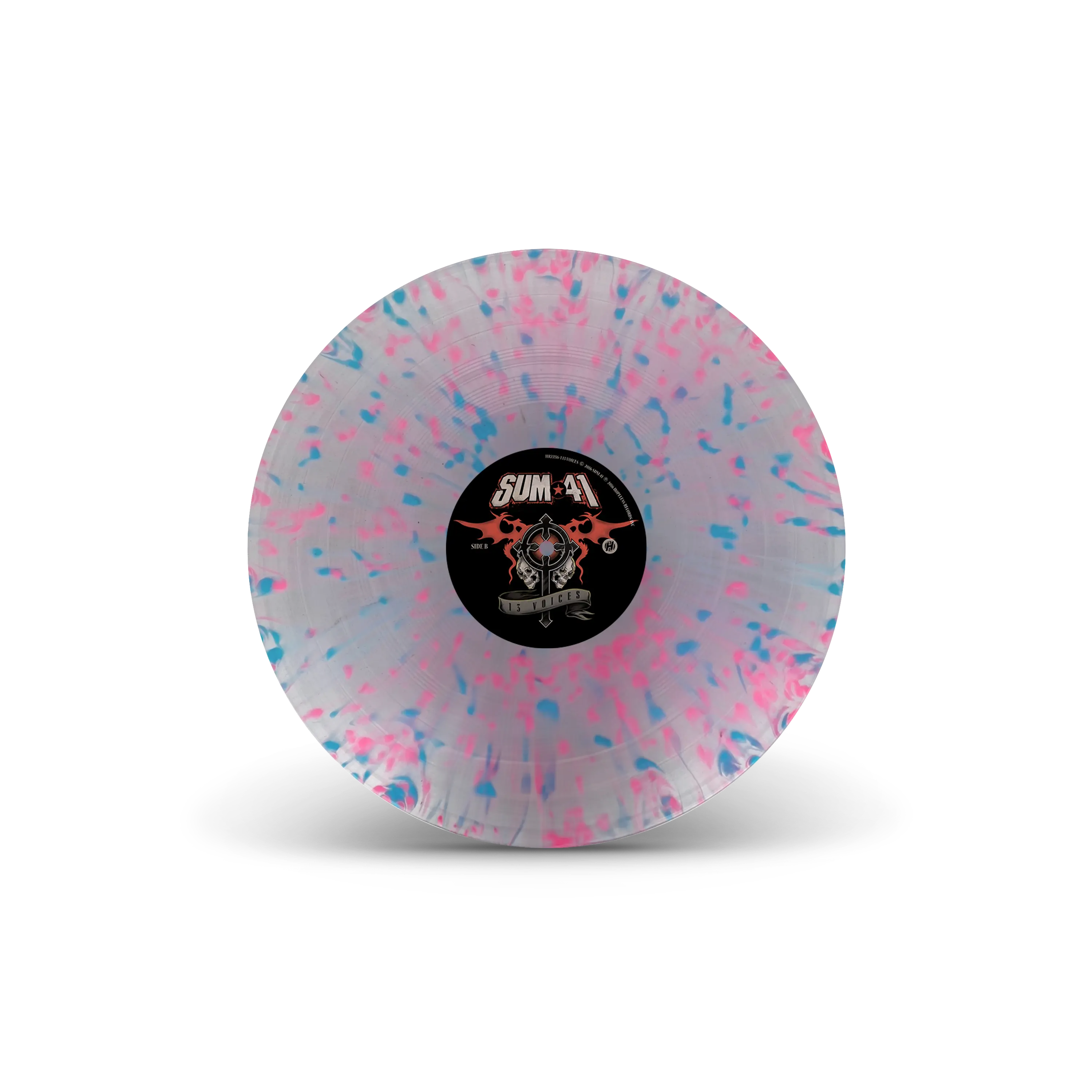 13 Voices Transparent w/ Pink & Light Blue Splatter LP – Rude
