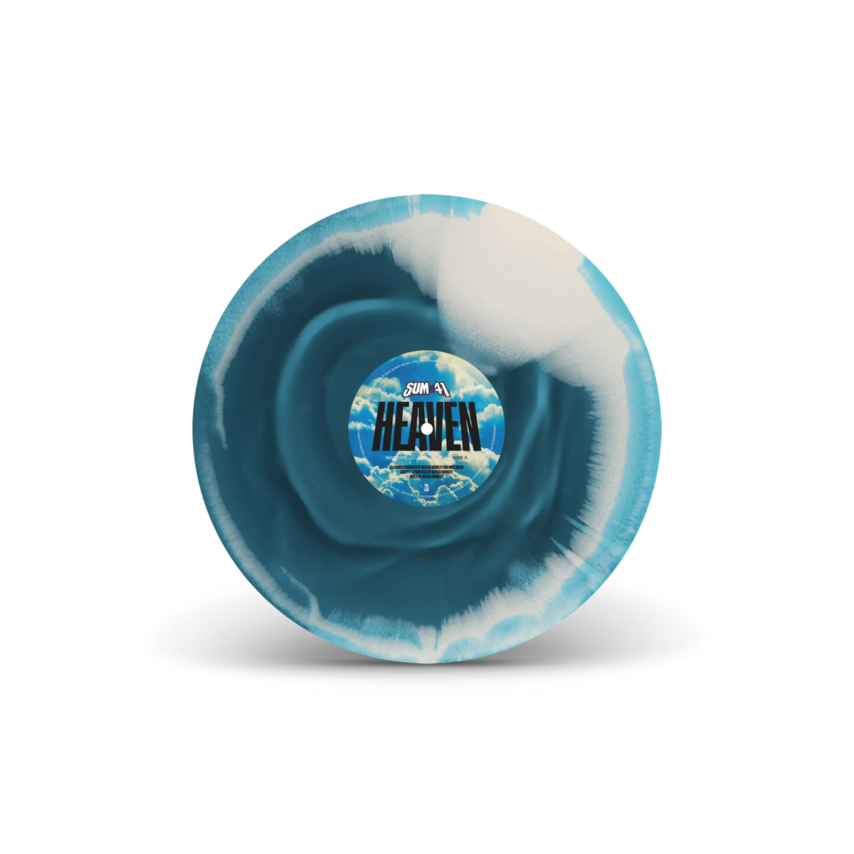 Heaven :x: Hell Sea Blue & White + Red & Coke Bottle A/B Side Double LP