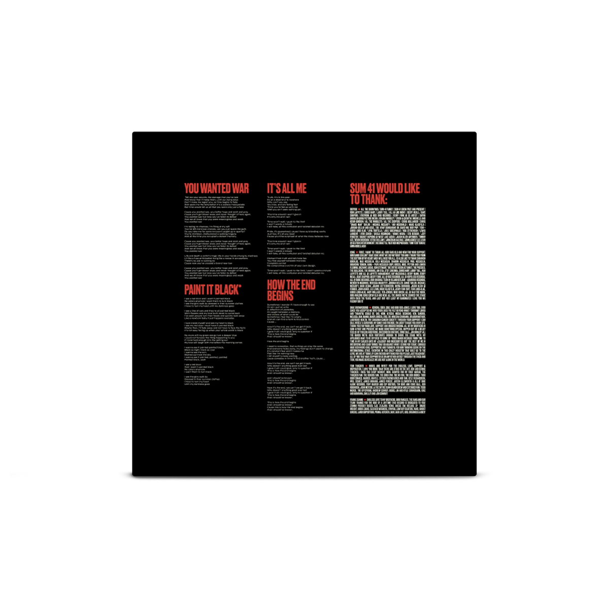 Heaven :x: Hell White & Blue A/B Side + Flame Cornetto Double LP