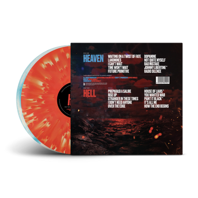 Heaven :x: Hell Sea Blue & White + Red & Coke Bottle A/B Side Double LP
