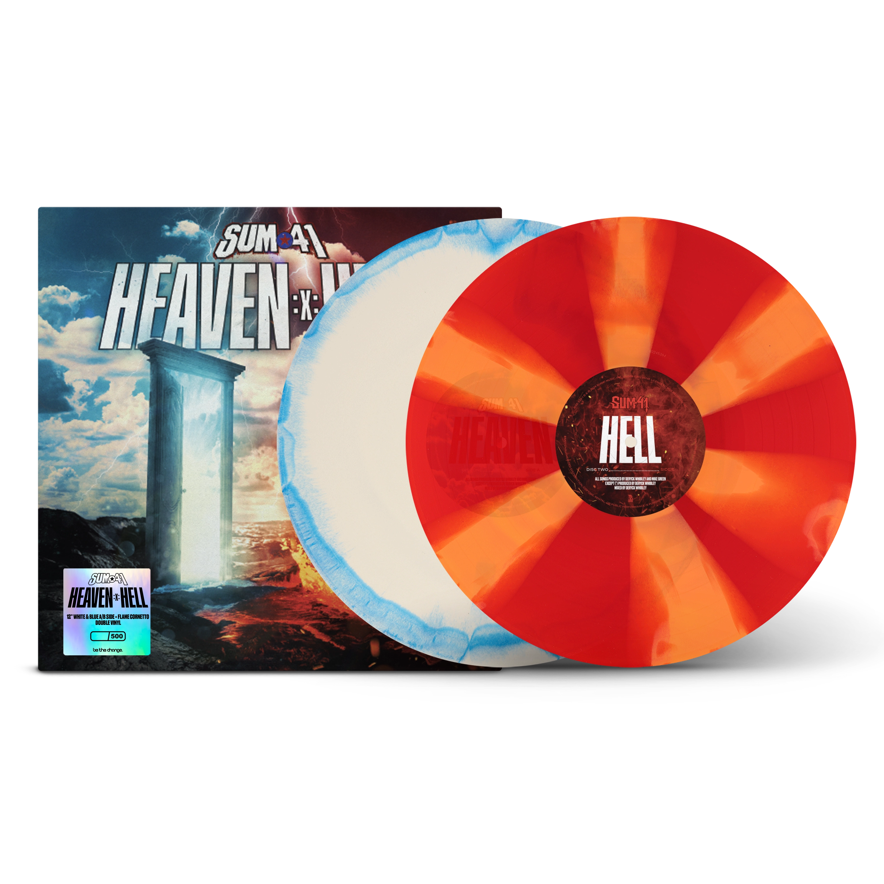 Heaven :x: Hell White & Blue A/B Side + Flame Cornetto Double LP Heaven :x: Hell White & Blue A/B Side + Flame Cornetto Double LP