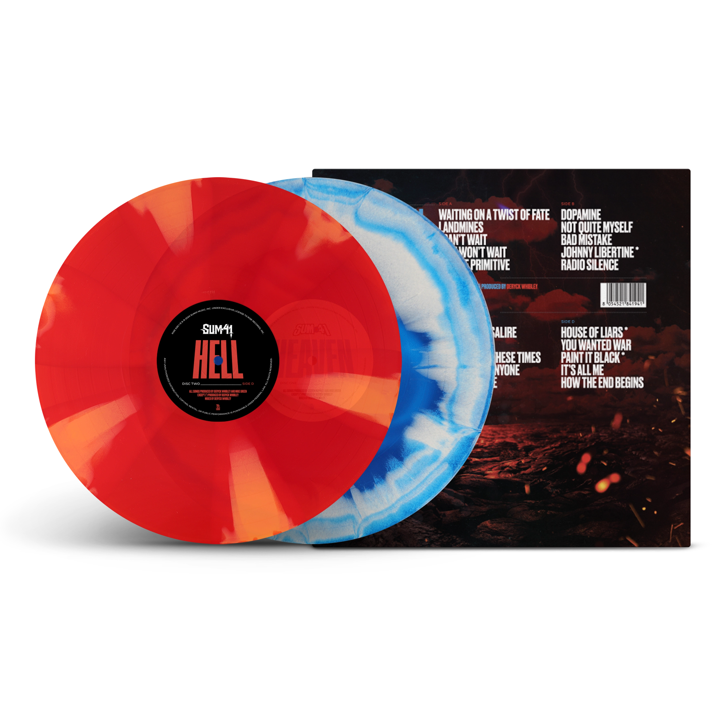 Heaven :x: Hell White & Blue A/B Side + Flame Cornetto Double LP