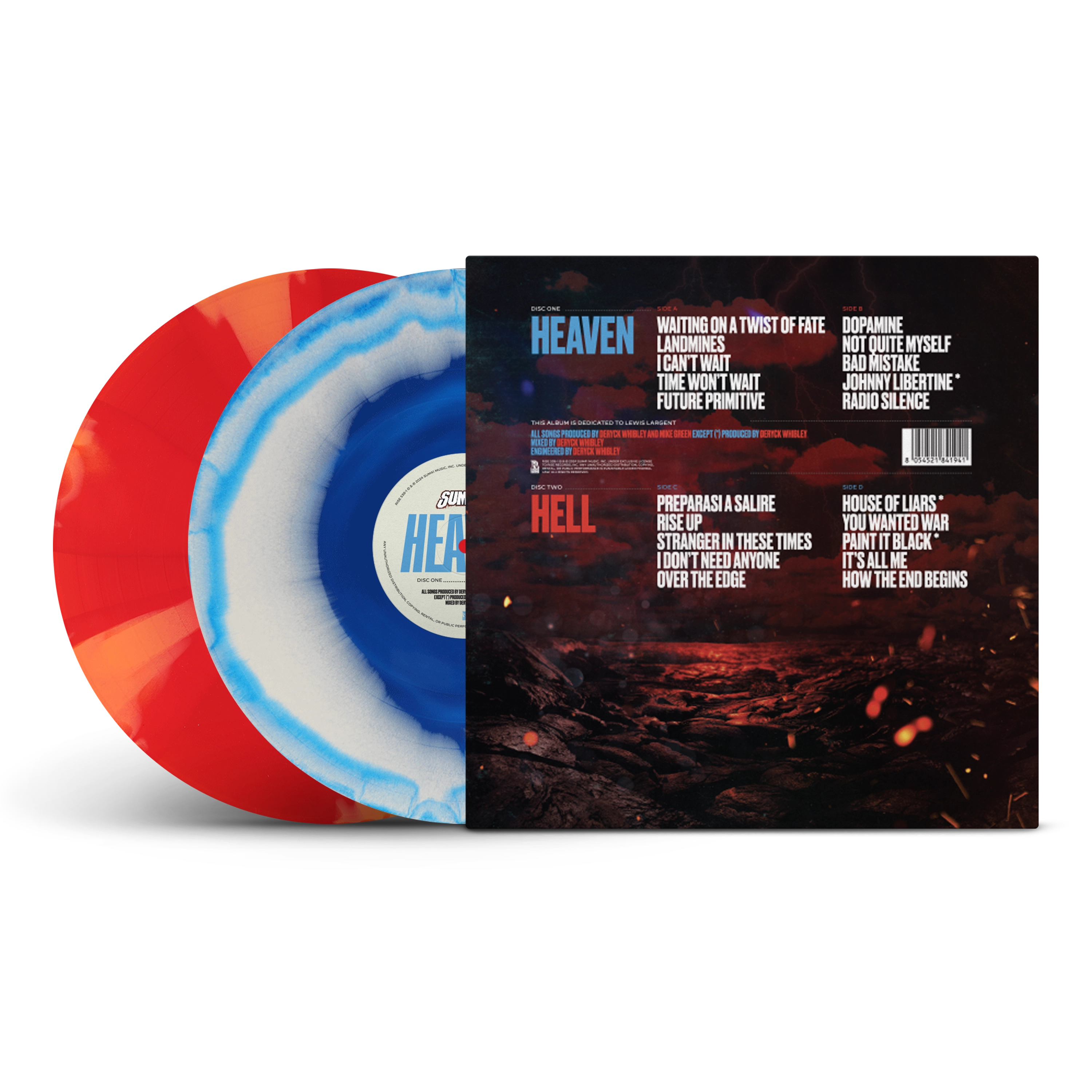 Heaven :x: Hell White & Blue A/B Side + Flame Cornetto Double LP