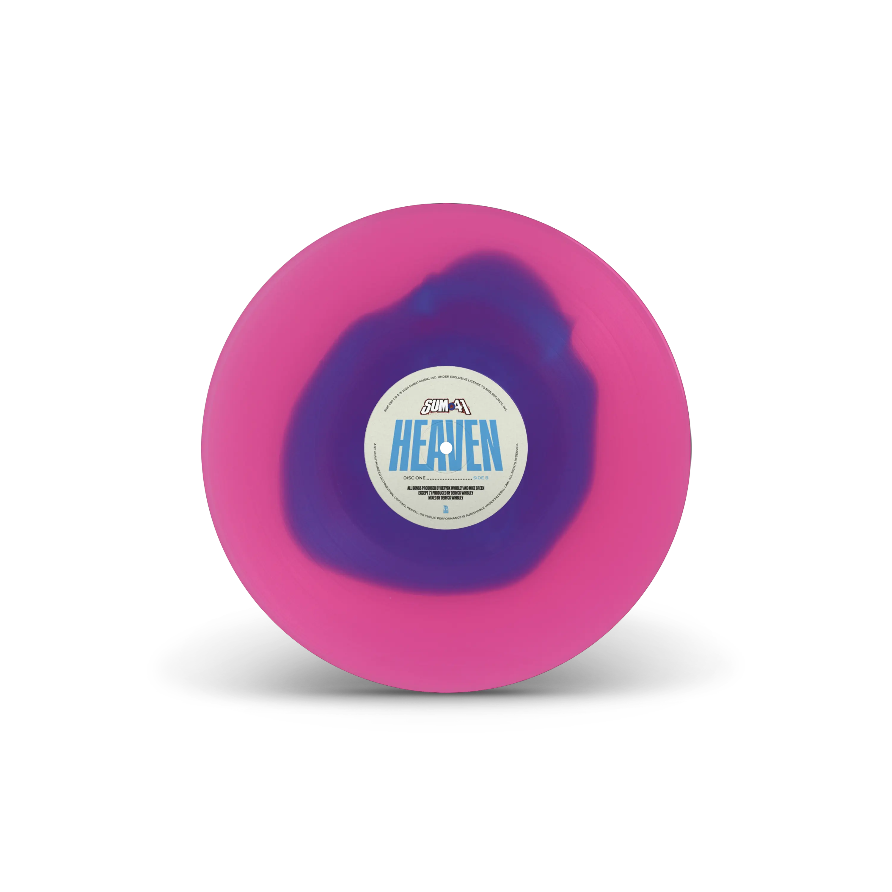 Heaven :x: Hell Pink & Light Blue Yolk Double LP – Rude Records Shop