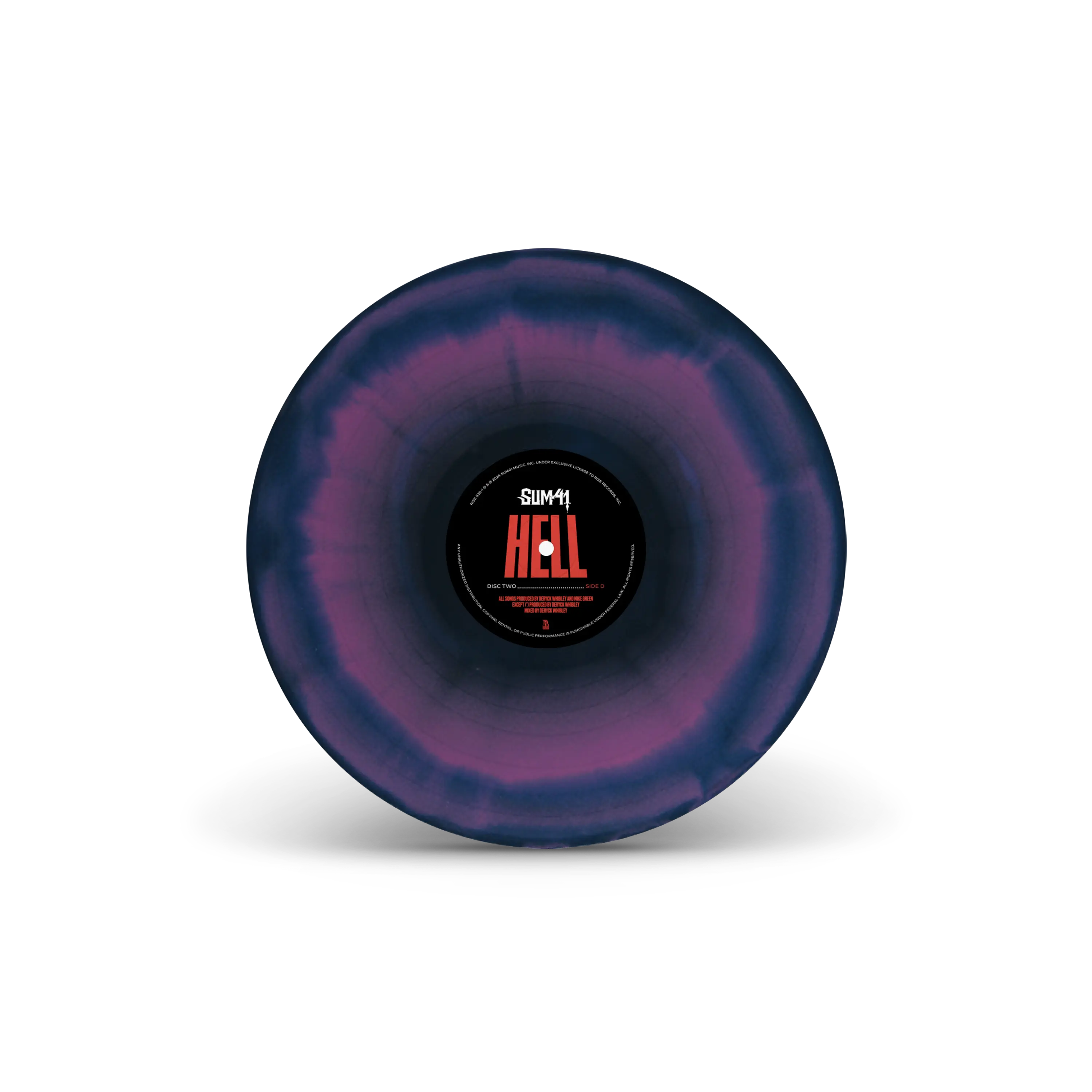 Heaven :x: Hell Pink & Light Blue Yolk Double LP – Rude Records Shop