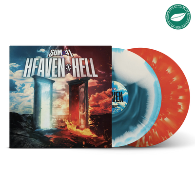 Heaven :x: Hell Sea Blue & White + Red & Coke Bottle A/B Side Double LP