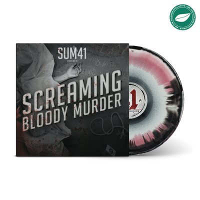 Screaming Bloody Murder Tri-Coloured A Side / B Side Magenta, Cream & Black LP