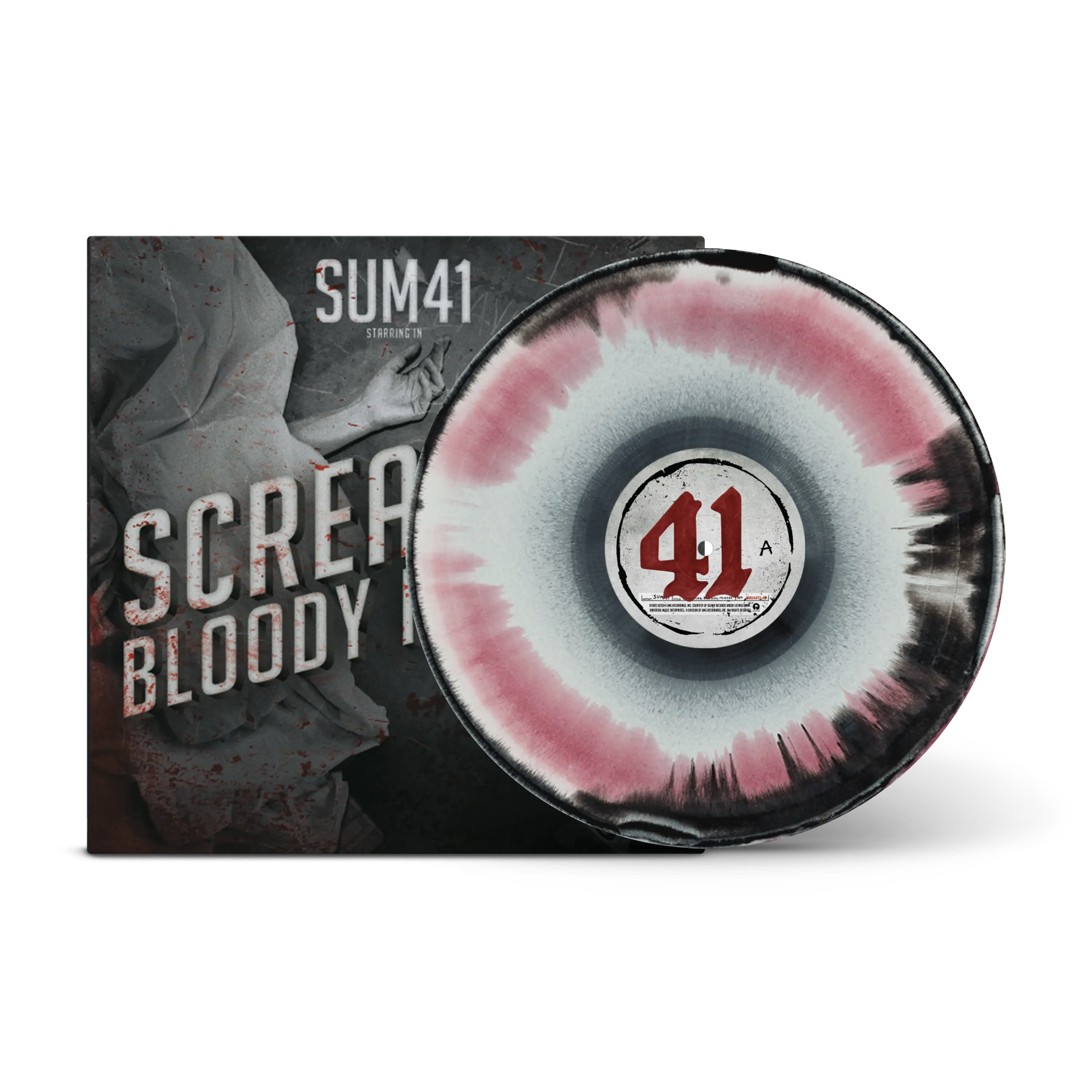 Screaming Bloody Murder Tri-Coloured A Side / B Side Magenta