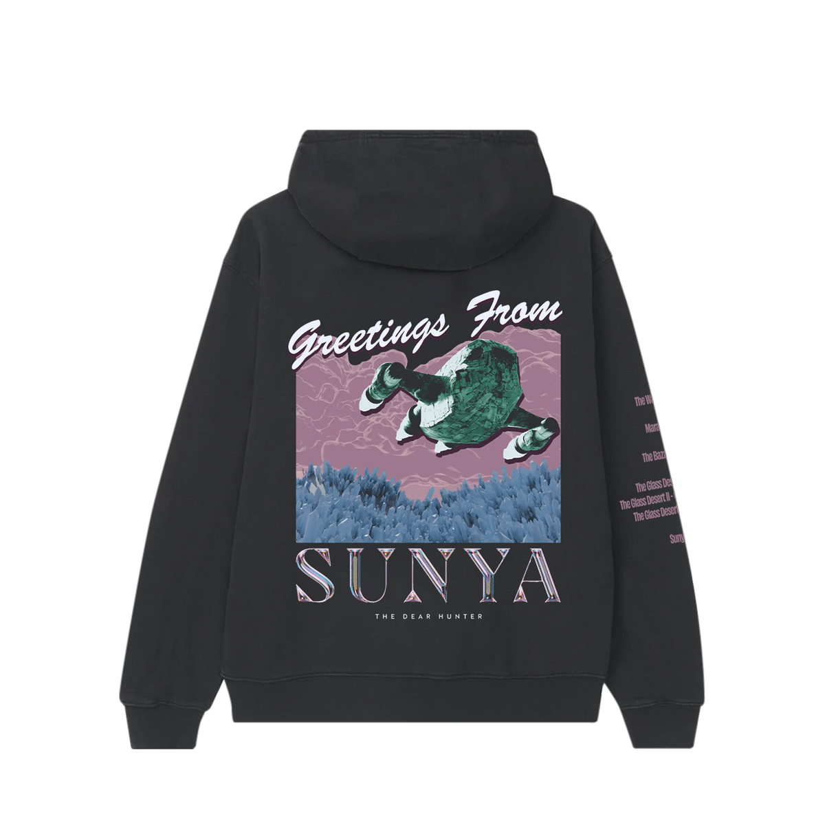 Greetings From Sunya Black Hoodie
