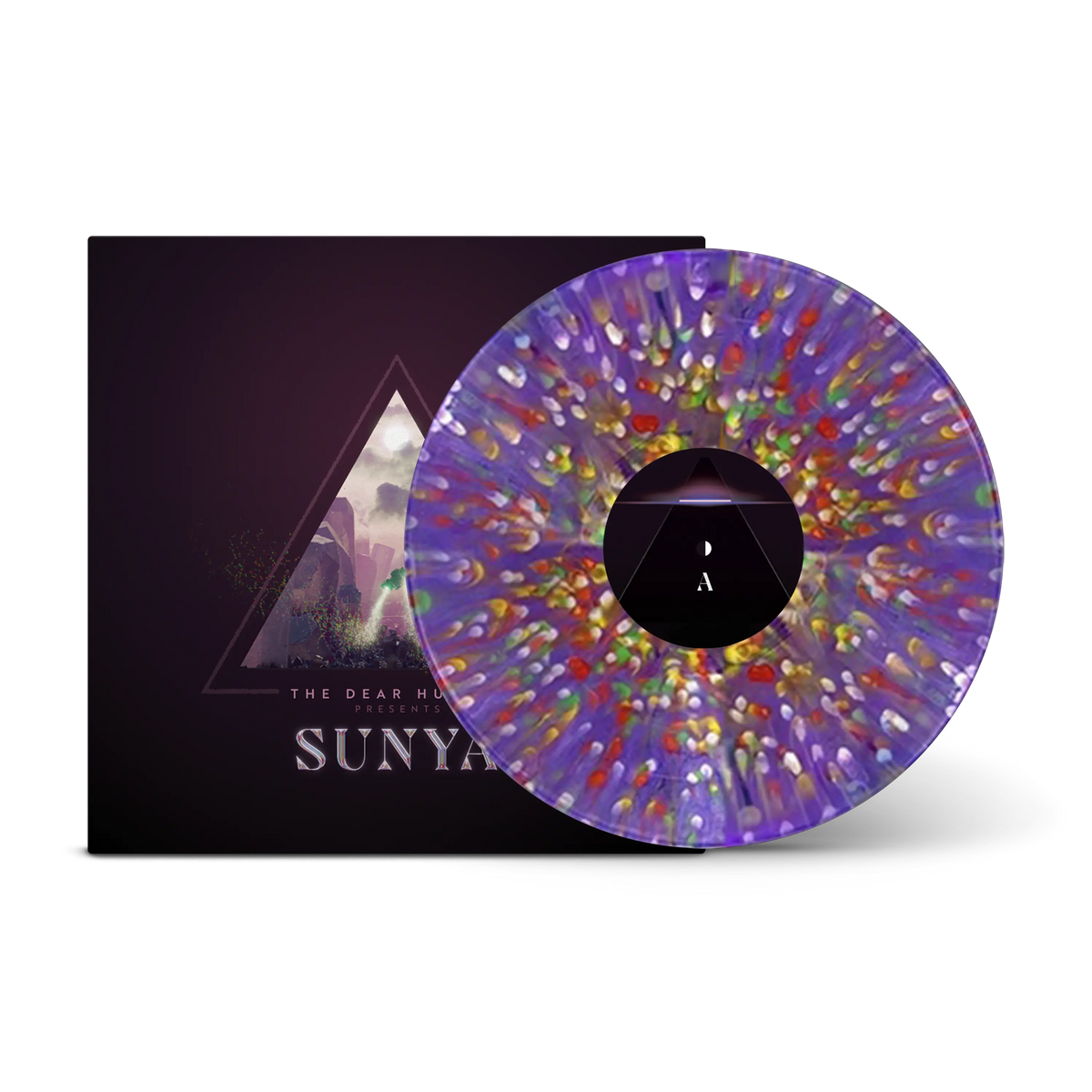 Sunya Clear Purple & Magenta with Multi-Splatter LP