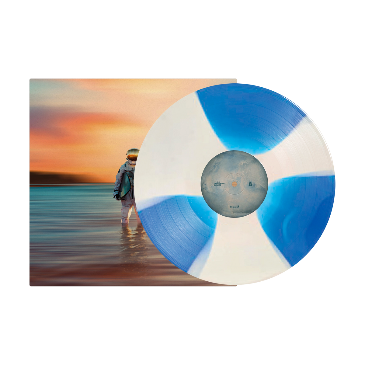Gravity White & Blue Cornetto LP with Signed Insert