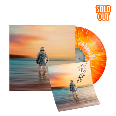 Gravity Orange w/ White & Yellow Splatter LP with Signed Insert