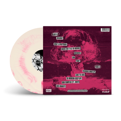 Business (Alternate Artwork) Hot Pink & White A/B Side LP w/Signed Poster