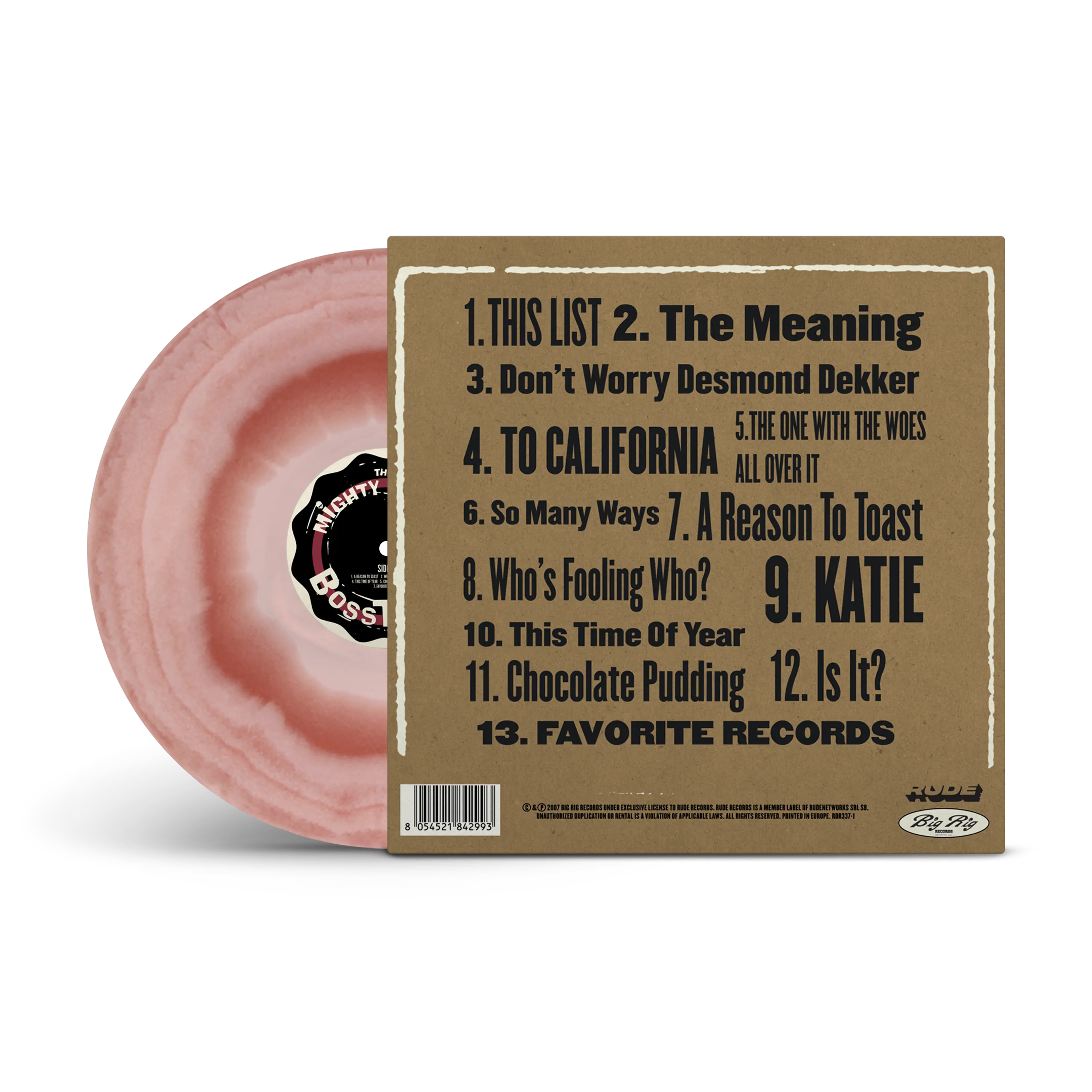 Medium Rare Oxblood & Pink A/B Side LP – Rude Records Shop