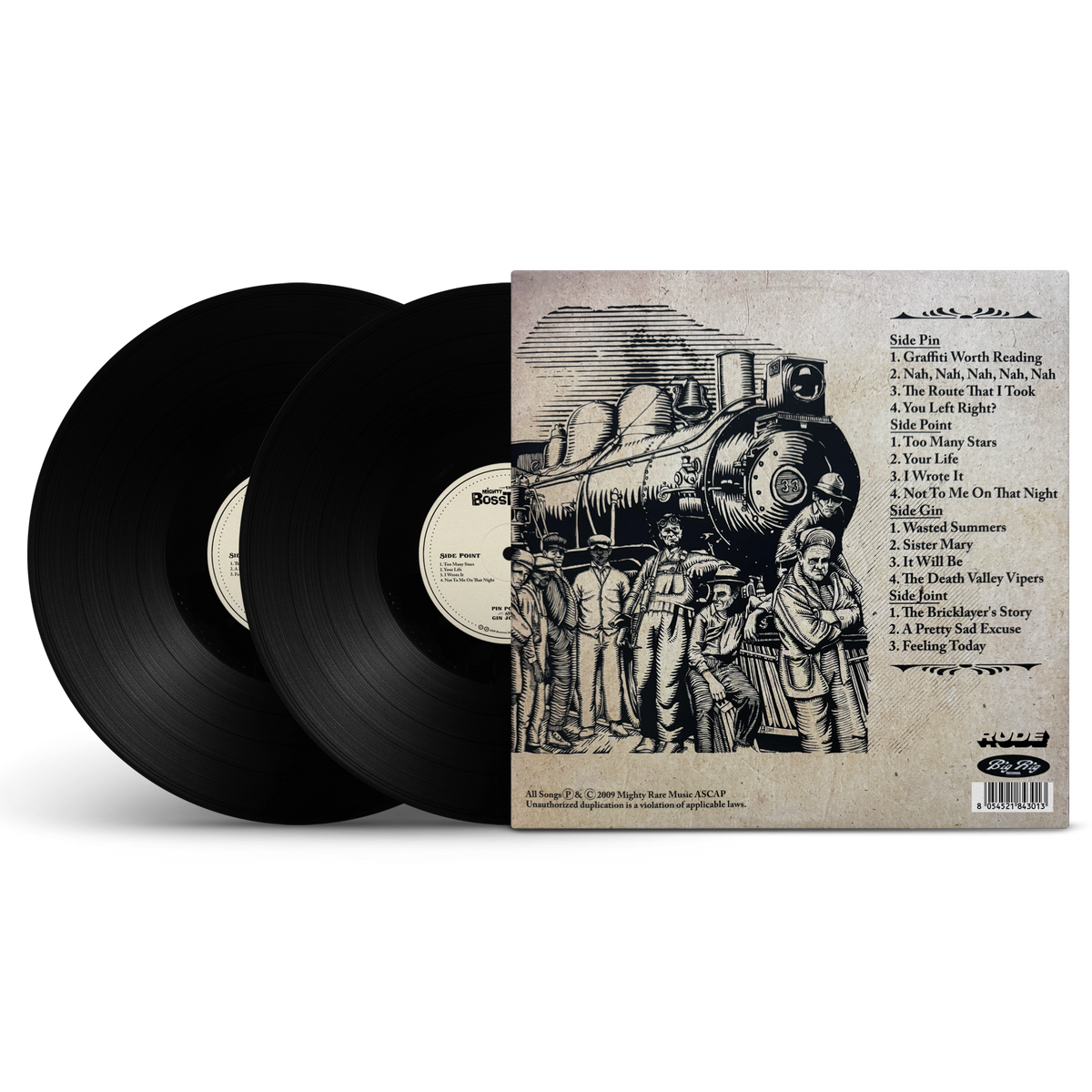 Pin Points And Gin Joints Black Double LP
