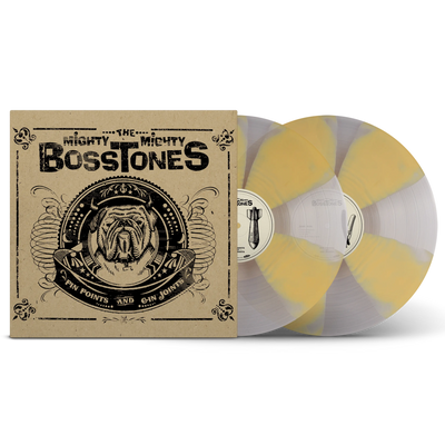 Pin Points And Gin Joints Mustard & Clear Cornetto Double LP