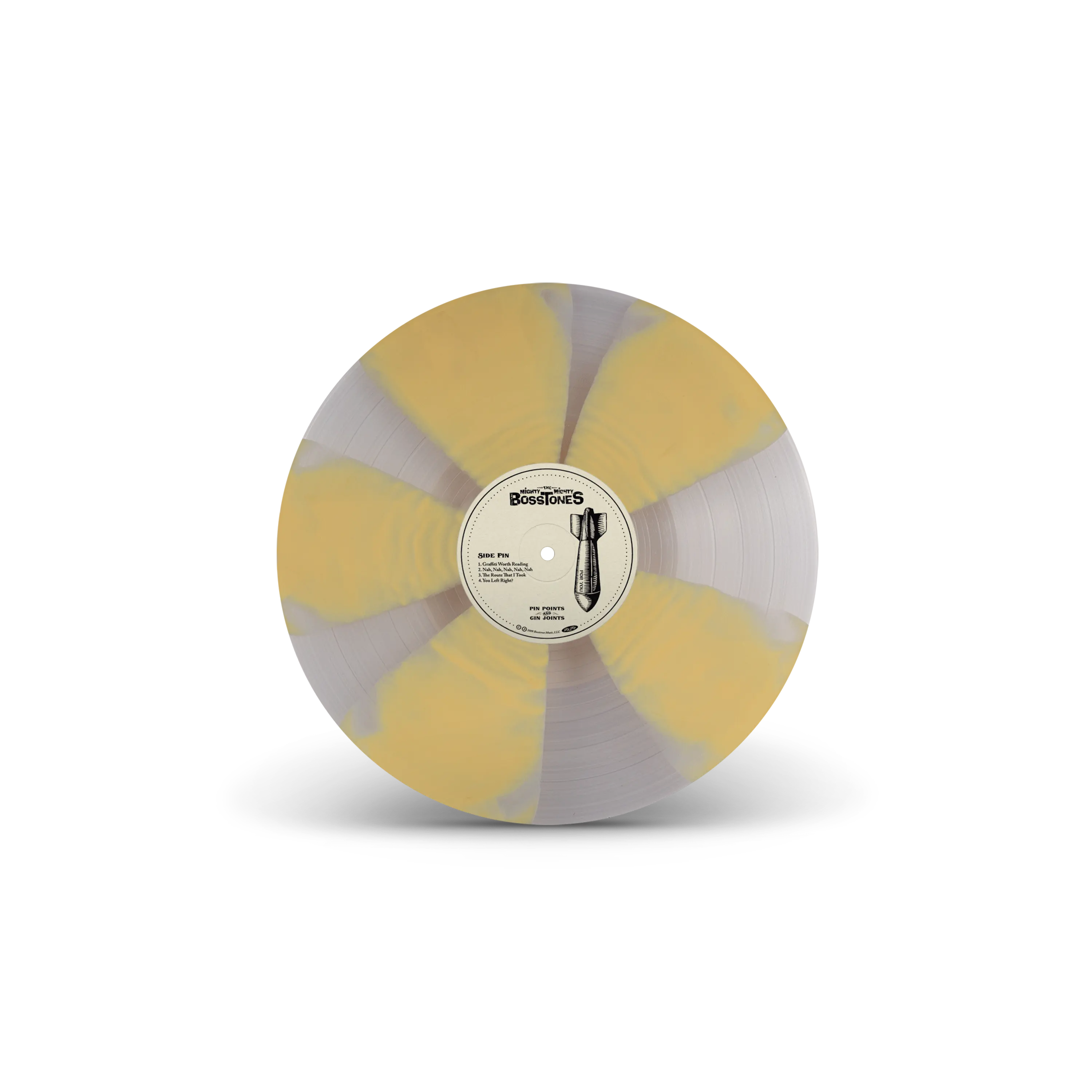 Pin Points And Gin Joints Mustard & Clear Cornetto Double LP